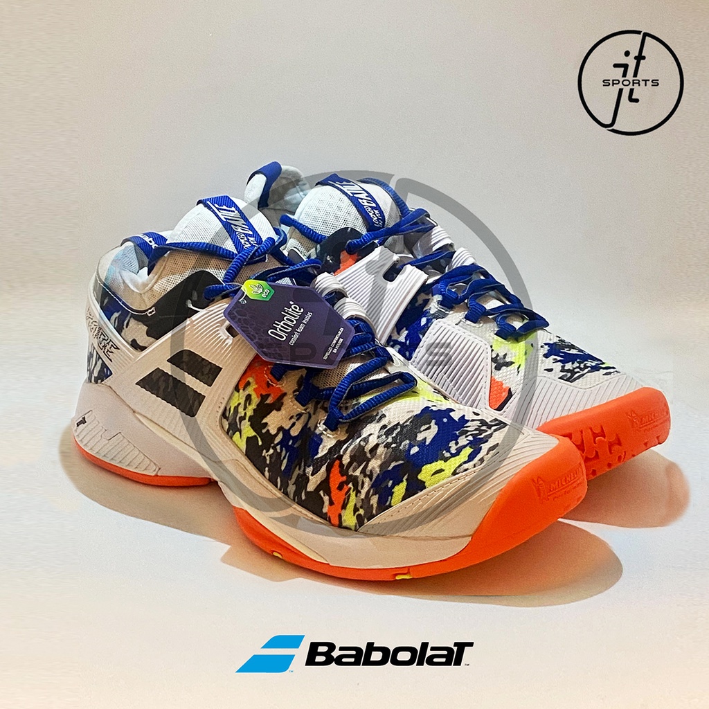 Sepatu Tenis Babolat Propulse Rage White Rabbit Tennis Shoes Original