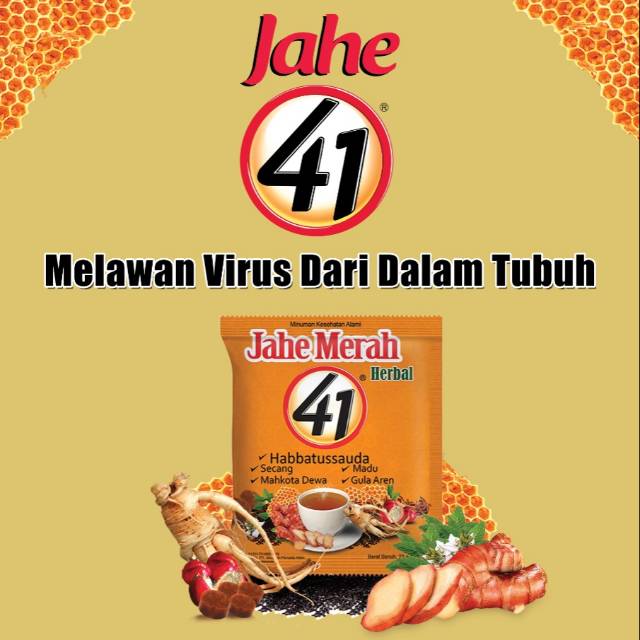 Jahe Merah Herbal 41 10sachet Shopee Indonesia