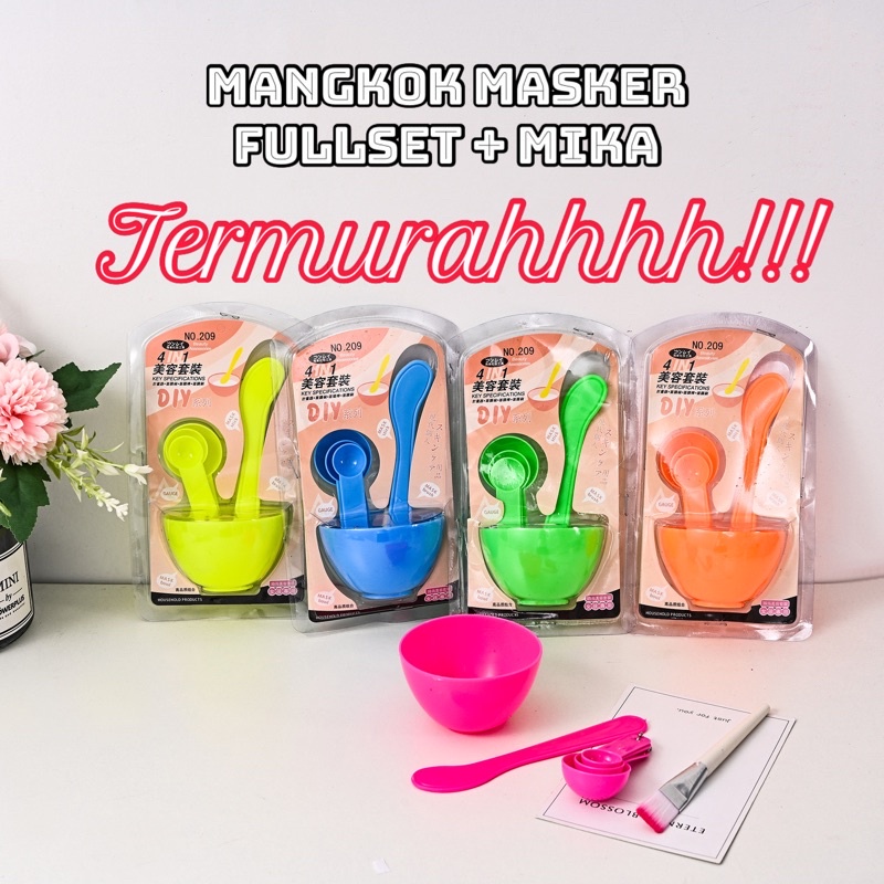 AZ Mangkok Masker Set 4 in 1 Kosmetik