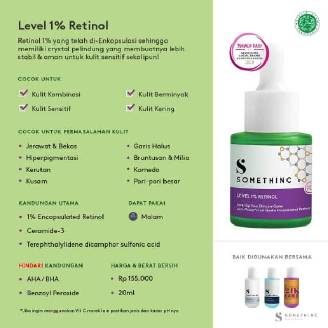 SOMETHINC LEVEL 1% ENCAPSULATED RETINOL SERUM 20ML