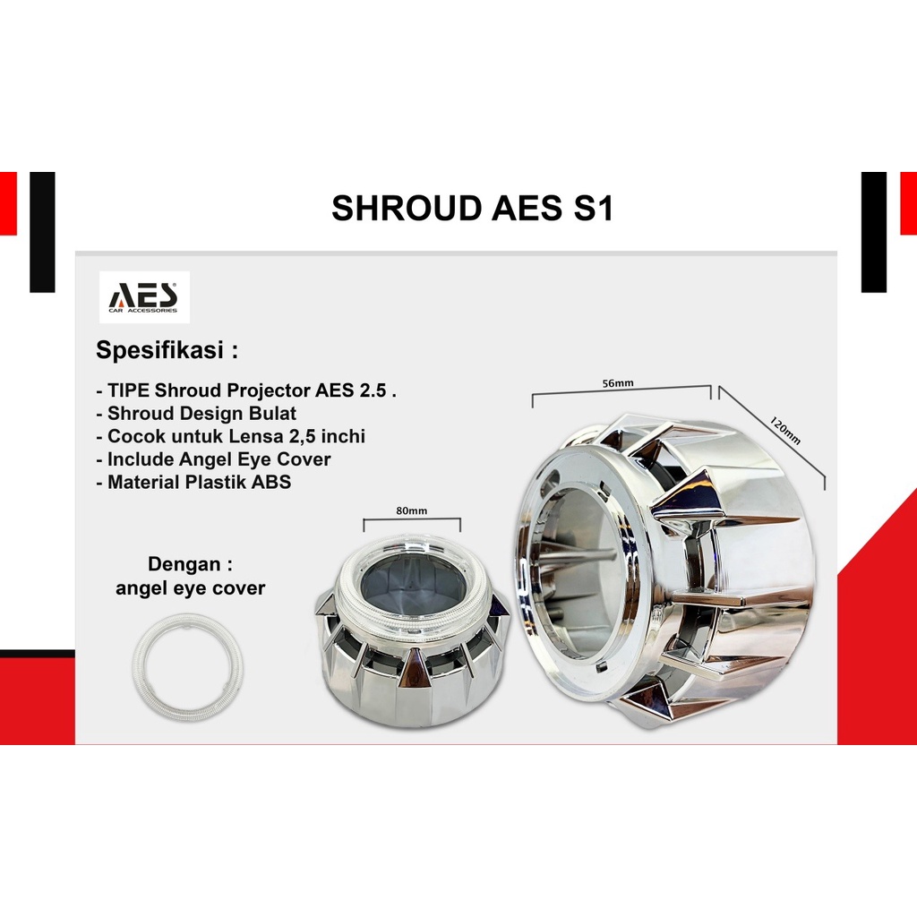 Shroud Double Angel Eye 2.5 I Shroud Projector Aes I Shroud S1 7 8 9