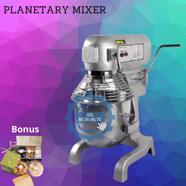 Mesin Planetary Mixer 30 Liter - Alat Pengaduk Adonan Roti Kue Tepung Kering  30 Liter Berkualitas
