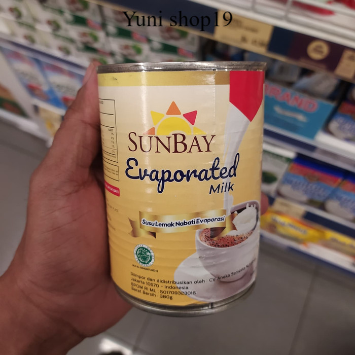 

susu sunbay evaporated 380gr