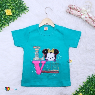  Kaos  Bordir uk 1 10 Tahun Export Quality Baju Anak  