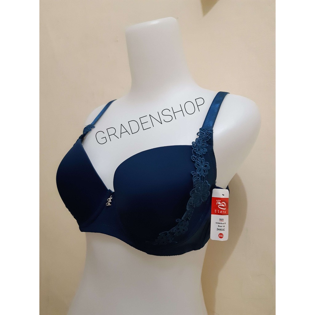 Elena Basic Bra BH Cup C Besar 24455 - Bra Cup C |Model manis ada motif bunga