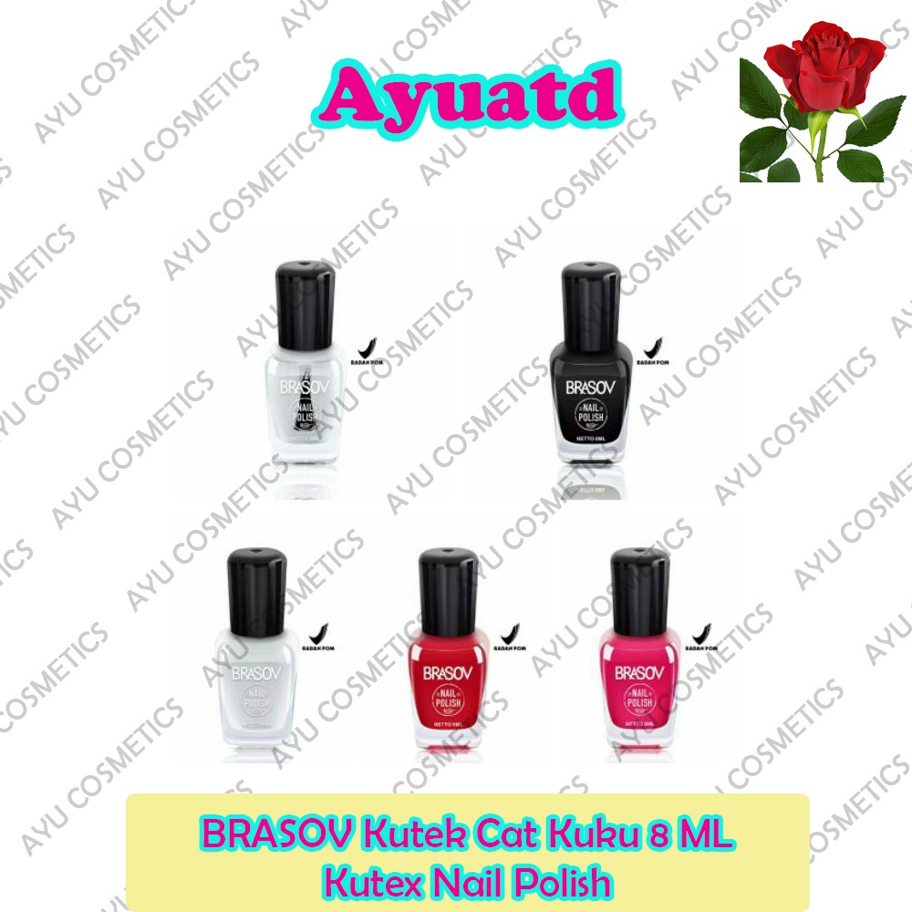 BRASOV Kutek Cat Kuku 8 ML Kutex Nail Polish