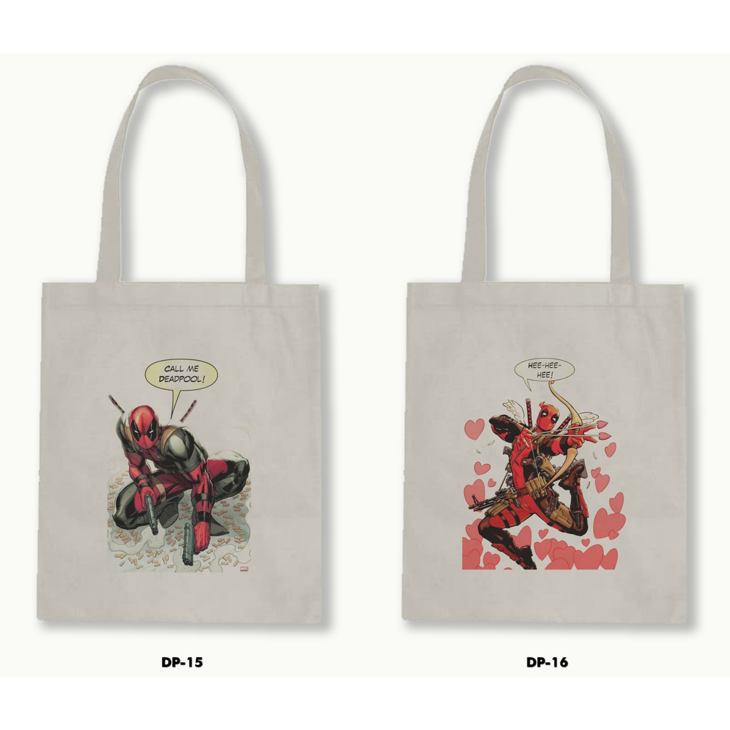 TOTE BAG BLACU - DEADPOOL .01