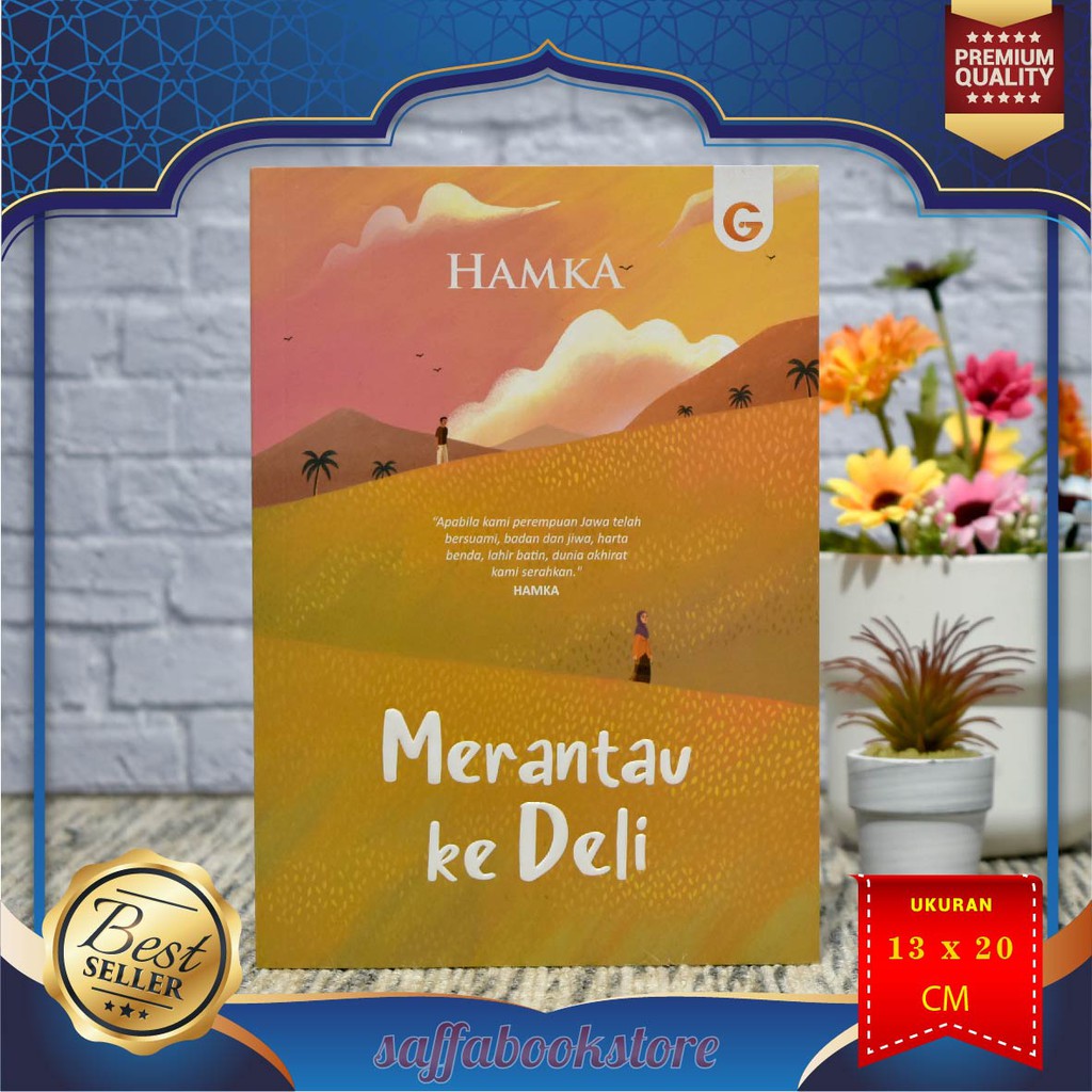 [100% ORIGINAL] Novel Merantau Ke Deli – Novel Buya Hamka Original – Novel Cinta Islami Best Seller