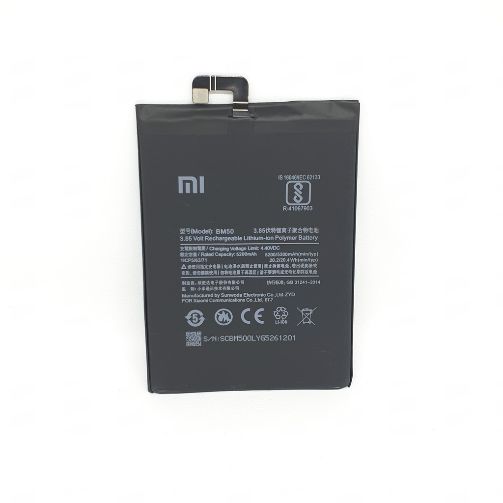 Baterai Batre Xiaomi Mi Max 2 BM 50 Original Battery