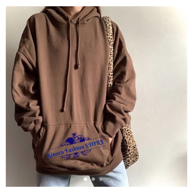 NATURAL HOODIE SWEATER WANITA - PRIA / SWEATER UNISEX / HOODIE POLOS Big size Jumbo Besar XL XXL XXXL 2XL 3L Korean Style