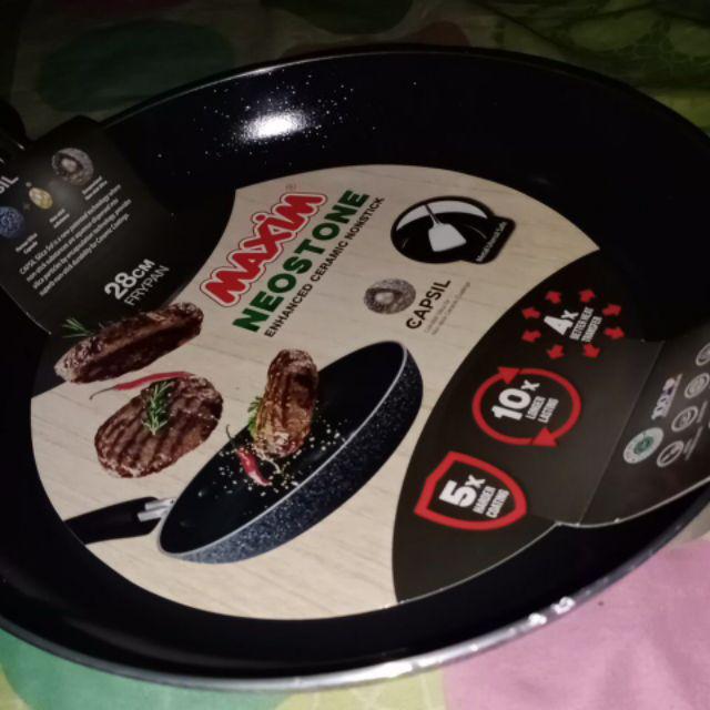Maxim Neostone Frypan 28 Cm Wajan Keramik