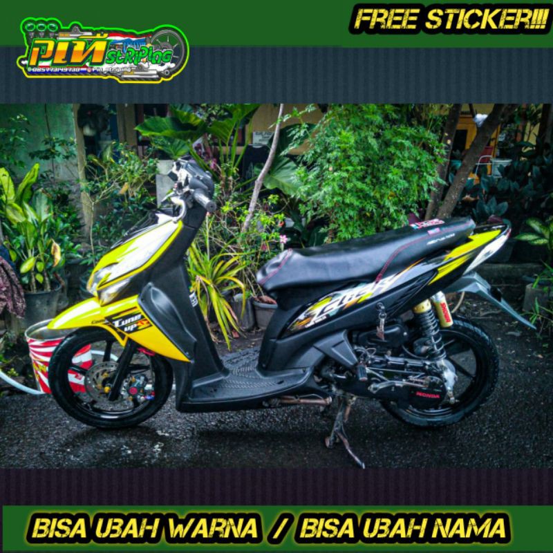 STRIPING/STICKER VARIO KARBU CLICK 110 TUNE UP