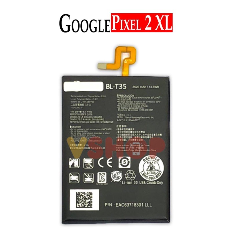 BATERAI BATRE FOR GOOGLE PIXEL 2 XL BL-T35 BATTERY