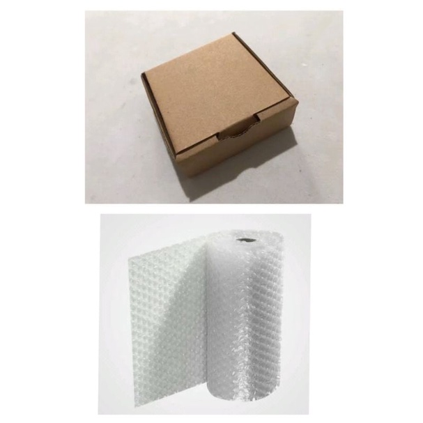 

bubble wrap dan kardus