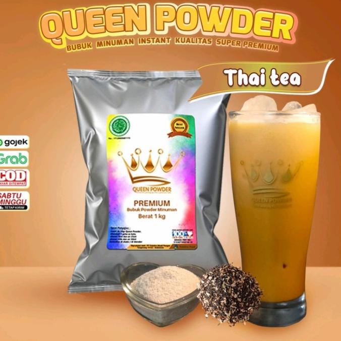 

:=:=:=:=] Bubuk Minuman Queen Powder Premium Rasa Thai Tea 1Kg