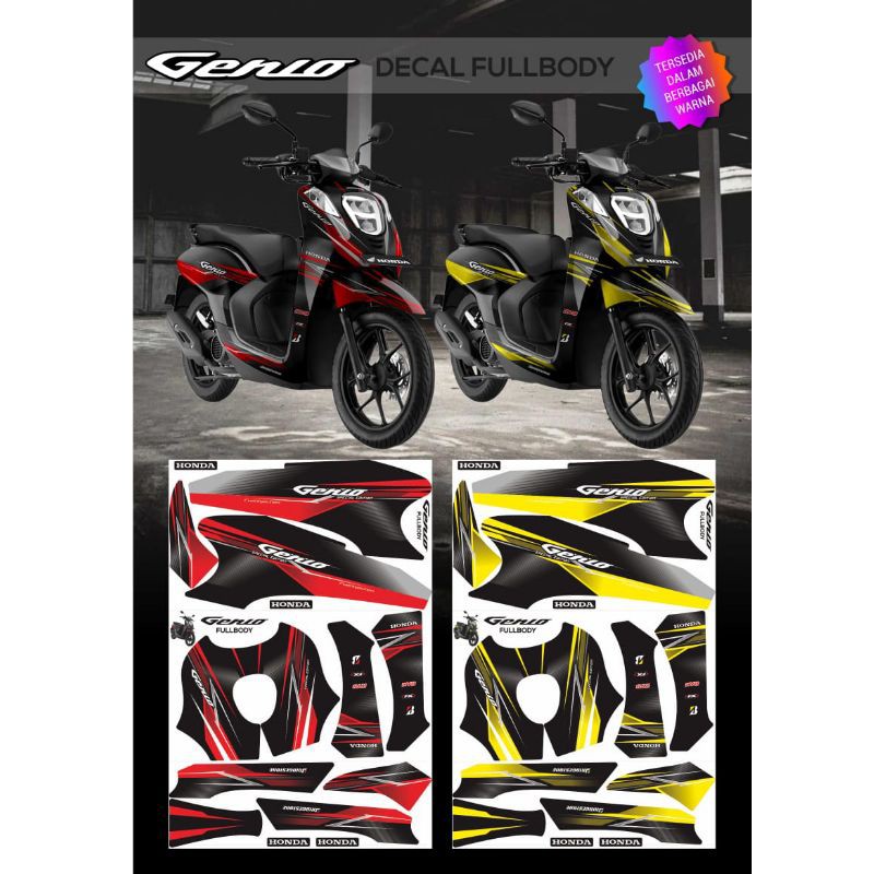 sticker decal Genio full