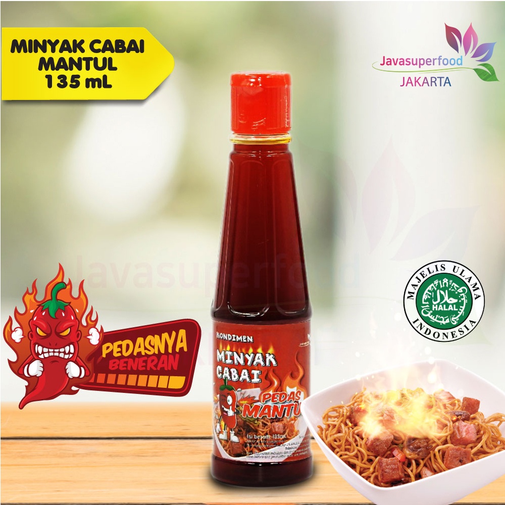 KONDIMEN MINYAK CABAI SPICY / MINYAK CABE PEDAS / CHILI OIL 135 ML