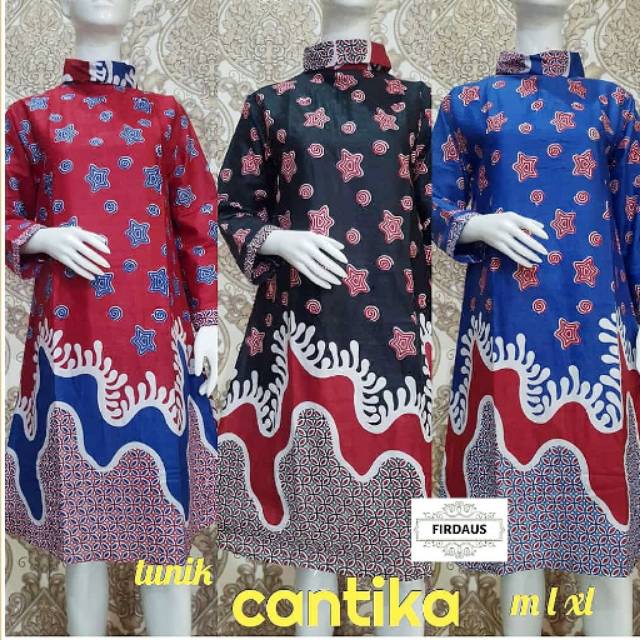 Tunik cantik cantika leona batik modern