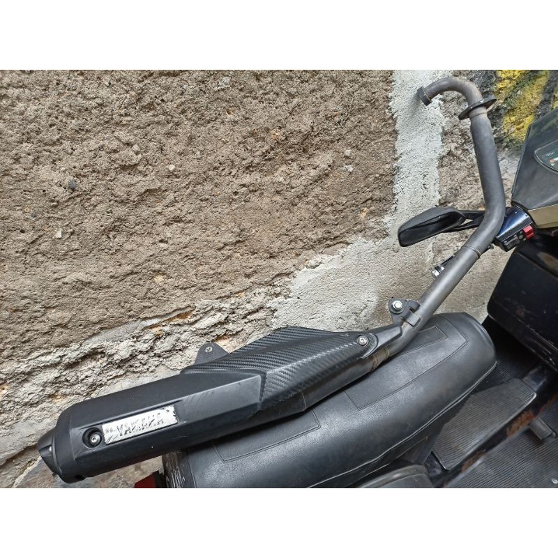 Knalpot original yamaha R15 v2 r 15 v 2 bisa xabre ori copotan standar fullset fullsystem tinggal s