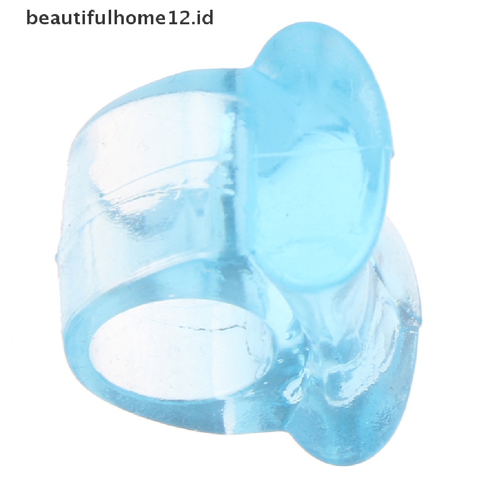 【beautifulhome12.id】 2pcs Silicone Gel Toe Spacer Separator Straightener Spreader Bunion Pain Relief .