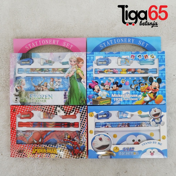 365 STATIONERY SET #41019 Buku &amp; Alat Tulis Anak / Karakter Fancy Gambar Lucu