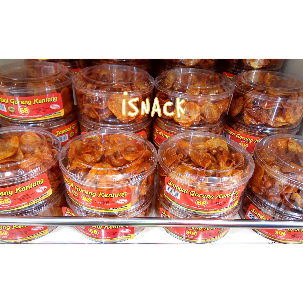 

Sambal Goreng Kentang Aneka Sari Rasa 68 Lampung Kemasan Toples 150g