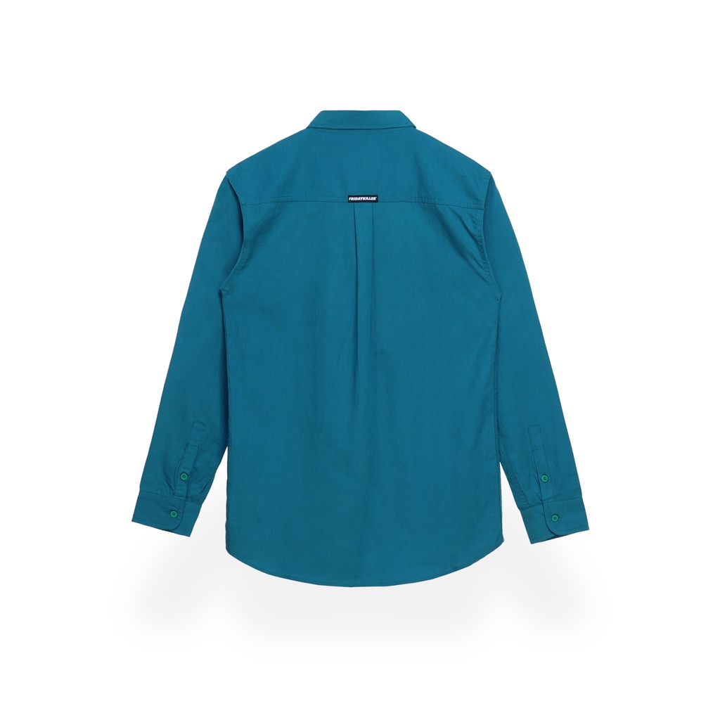 KEMEJA LENGAN PANJANG FRIDAY KILLER | ROCCO TEAL LONG SLEEVE