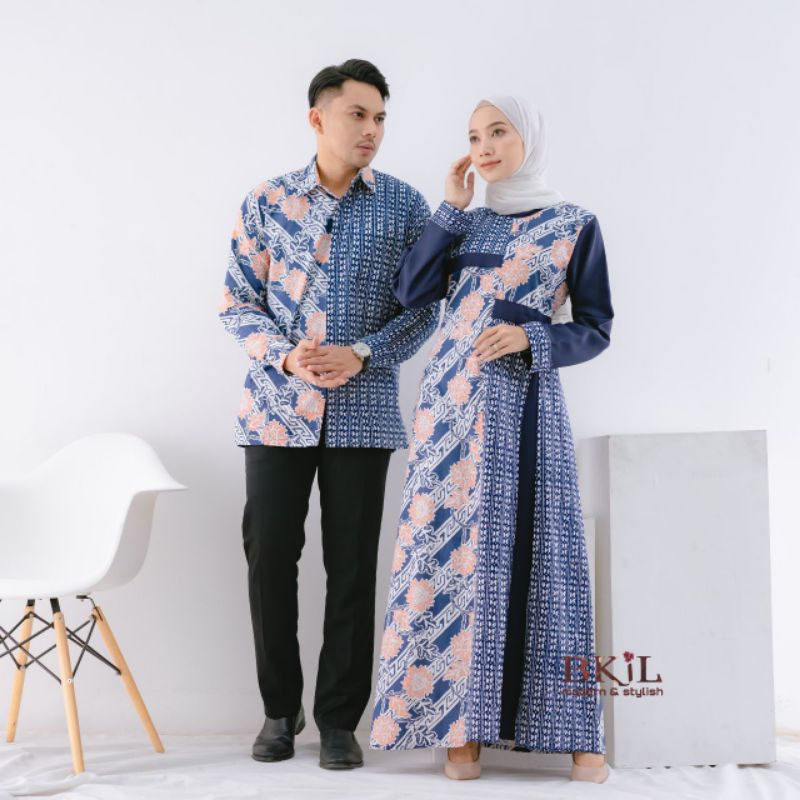 BATIK KELUARGA | Couple Batik Moderen  | Batik Sarimbit |gamis Batik Jumbo