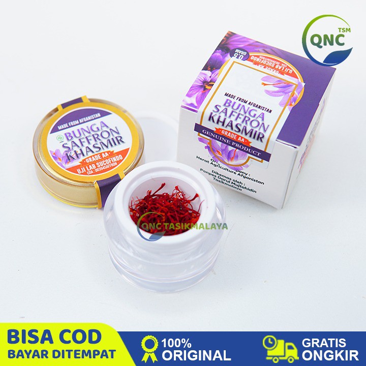 

Bunga Saffron Khasmir Premium Original (GRADE AA) - Bunga Herbal Multikhasat