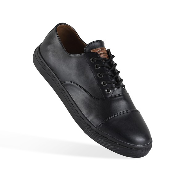 Monday Oxford Full Black Sepatu Pantofel Pria-4