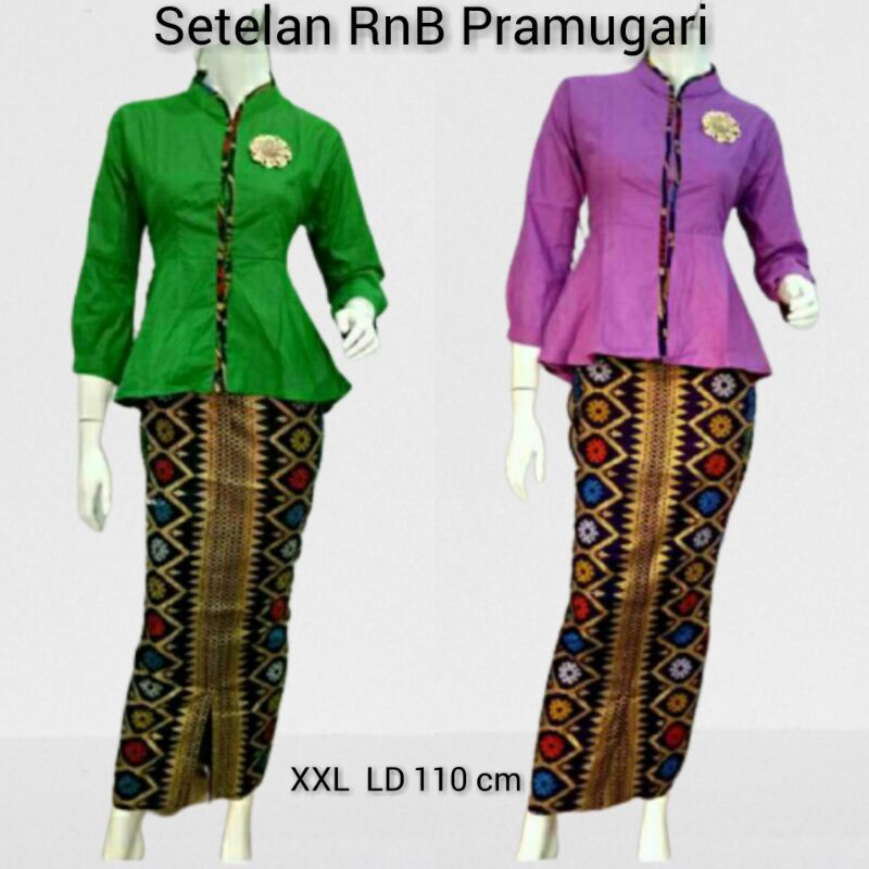 Setelan RnB Pramugari Srikand XXL Katun Prodo