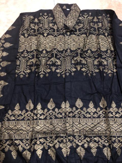 Kebaya Couple Semi Prancis Katun Bahan Kebaya Semi France Corneli Couple Melanis Batik Couple  Gamis