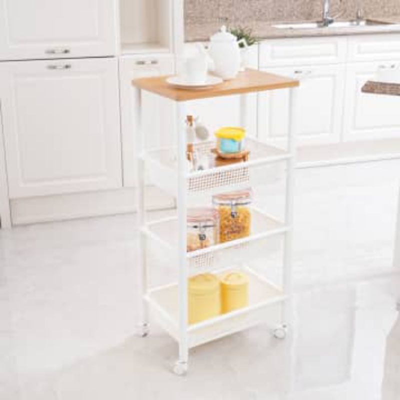 Keyway Rak 4 Tingkat 47x32x97.2 Cm - Putih