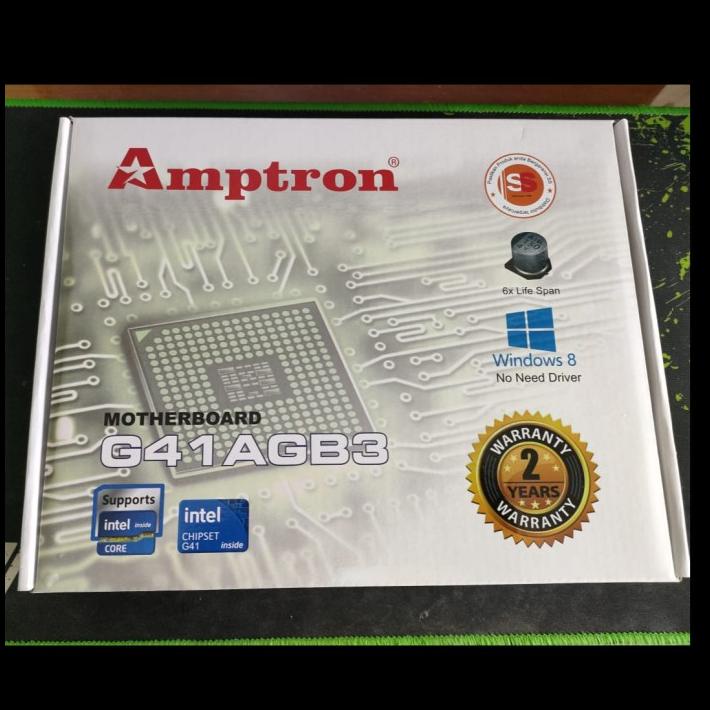 Motherboard Amptron G41 Agb3 Intel G41 Vga Ddr3 Lga 775 Garansi 2Tahun Diskon