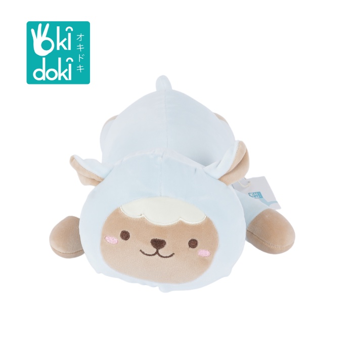 OKIDOKI Pillow Sheep 19SWH005 - Blue - Plush Pillow - Boneka Domba