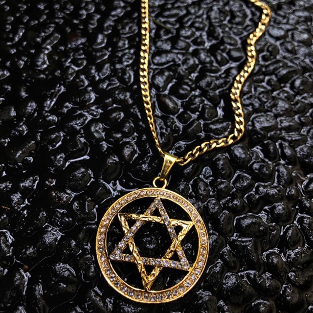 Kalung pria / kalung emas / Kalung hip hop / Gold Necklace / Gold necklace with pendant