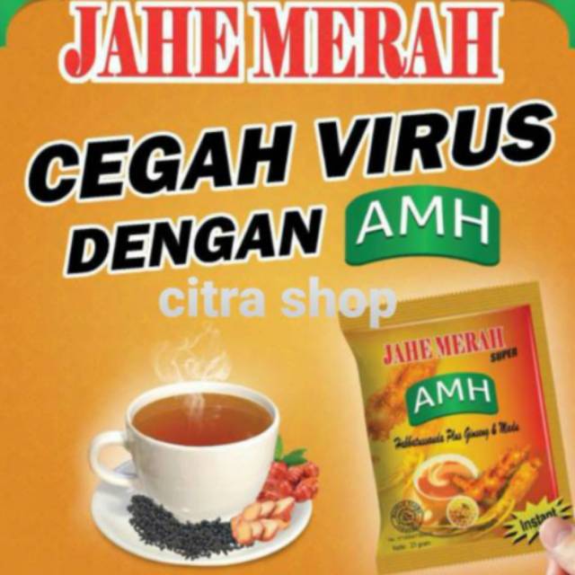 

Jahe merah AMH beli satu = 12 pcs