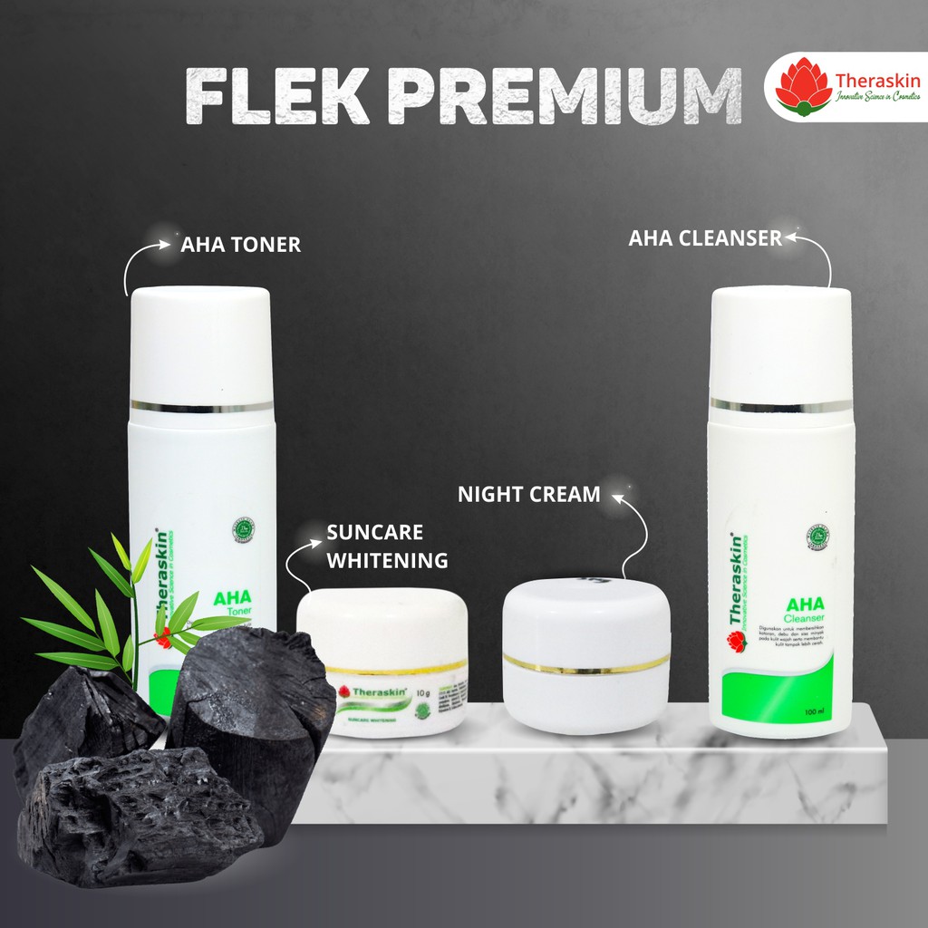 THERASKIN PAKET PREMIUM (FLEK HITAM) DOUBLE GLOWING