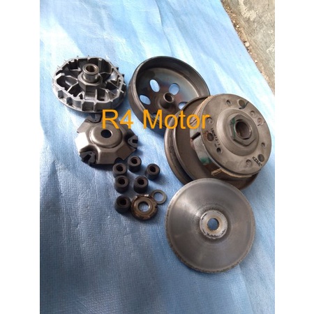Otomatis Kopling Kampas Ganda CVT Fullset Pulley puly Kampas Kanpas Otomatis Vario 125 old lama