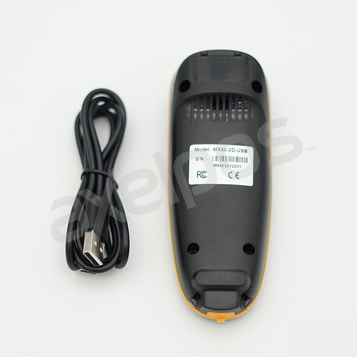 MX-80 1D/2D Pocket Portable Barcode Scanner (USB+Bluetooth+2.4G)