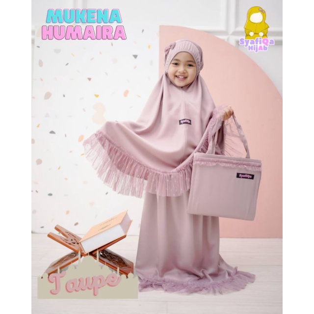 MUKENA HUMAIRA SYAFIQAHIJAB / mukena anak / mukena maxmara luxury