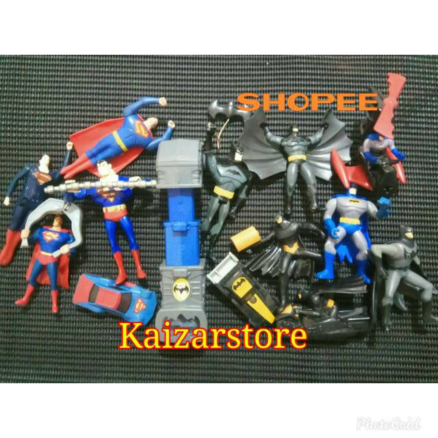 Mainan BATMAN SUPERMAN ROBIN Avengers Justice League Action Marvel Mcd Happy Meal superhero Gatotkac