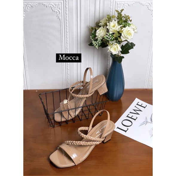 DECLARE&amp;DEE QUEENSA HEELS BLOCK PESTA 5CM SIMPLE