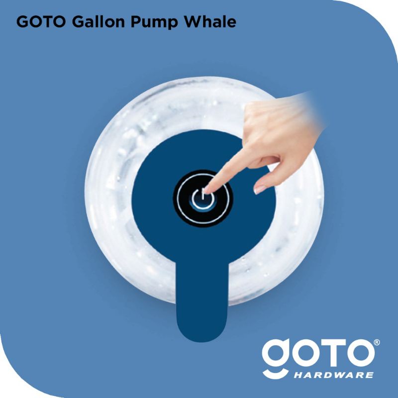 Pompa galon Goto whale praktis