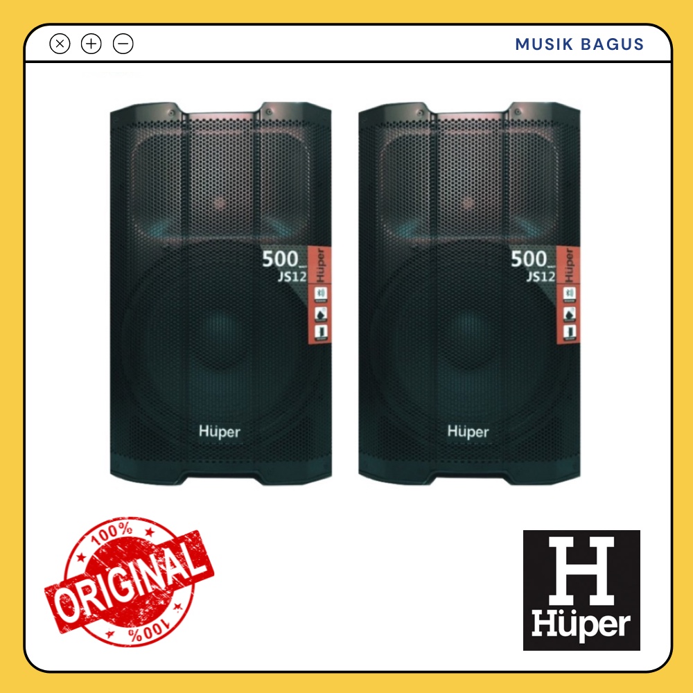 HUPER JS12 / JS 12 / JS-12 Active Speaker 15" ORIGINAL (Harga per pair)