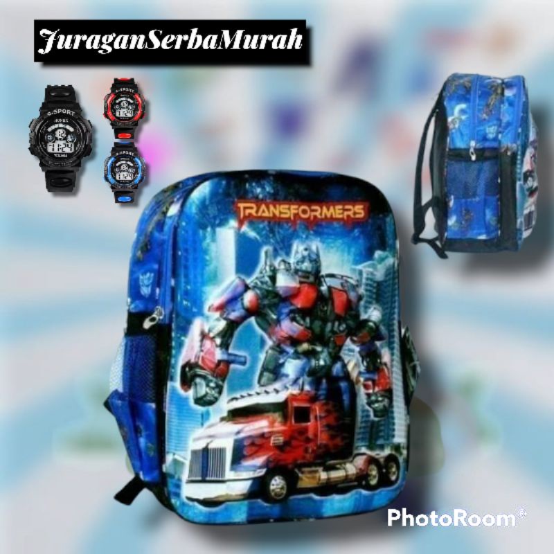 TAS SEKOLAH ANAK LAKI ULTRAMEN EMBOS / TAS ANAK LAKI LAKI SD / TAS ANAK LAKI LAKI 3D TIMBUL