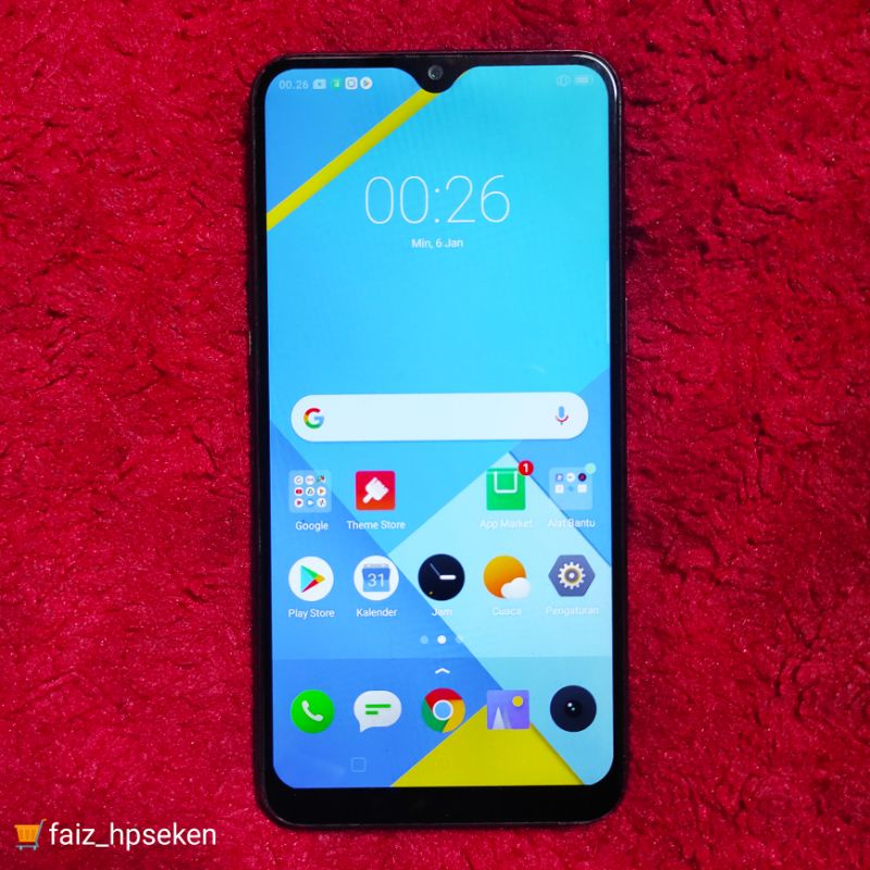 Realme 3 (4G) Ram 4/64 GB Fingerprint Hp Android Second Normal Siap Pakai