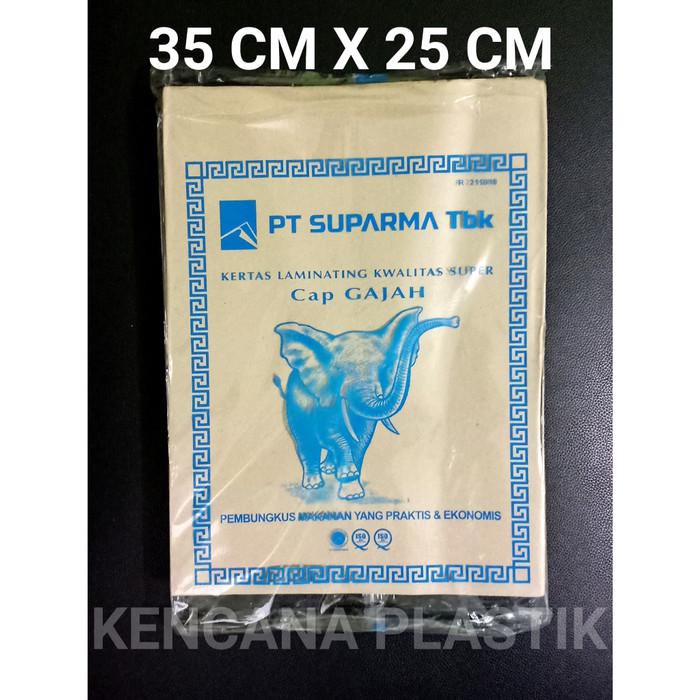 

PROMO - KERTAS BUNGKUS NASI GAJAH BIRU 35 X 25 @250 LEMBAR