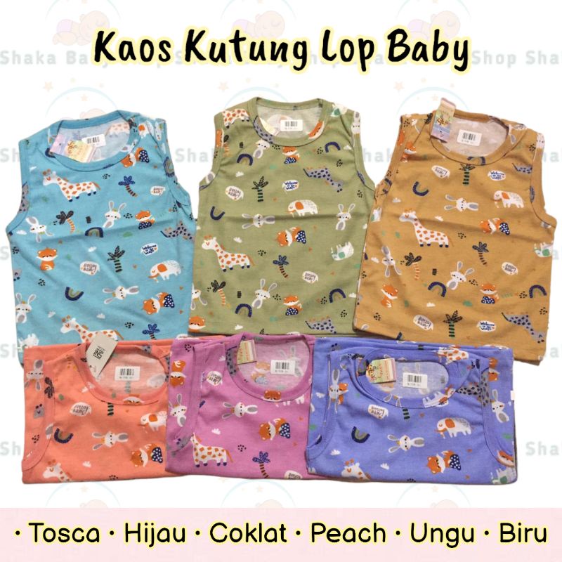Kaos Kutung Bayi / Kaos Oblong Kutung / Lekbong Bayi Size S M L XL
