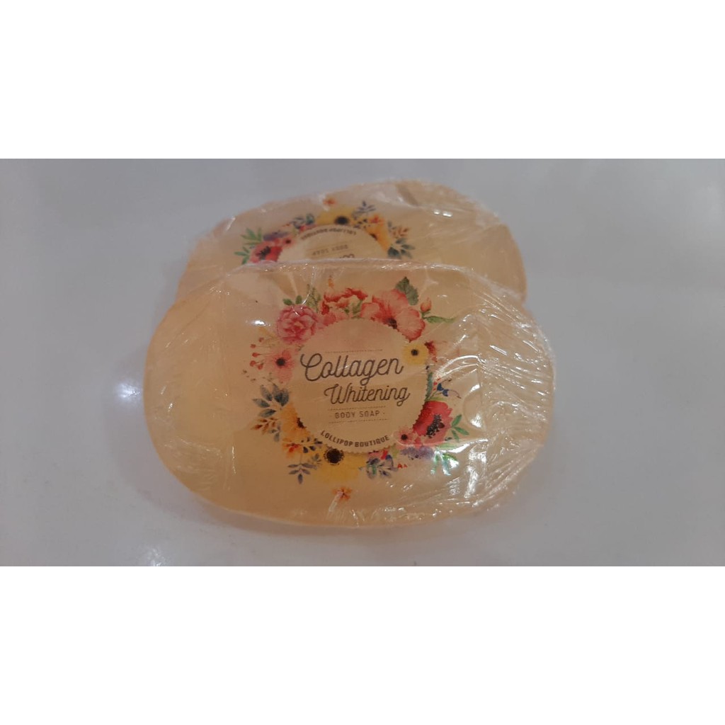 collagen whitening body soap